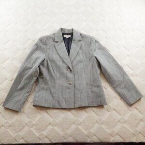 Pendleton Blazer Jacket Womens Petite 10 Plaid Multi Color